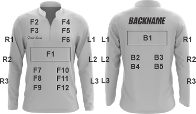 E3 jersey logo positions